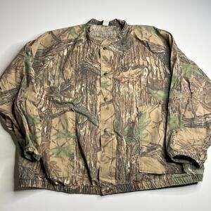 Liberty Realtree Camo Hunting Jacket 2XL 100% Cotton Made in USA Vintage